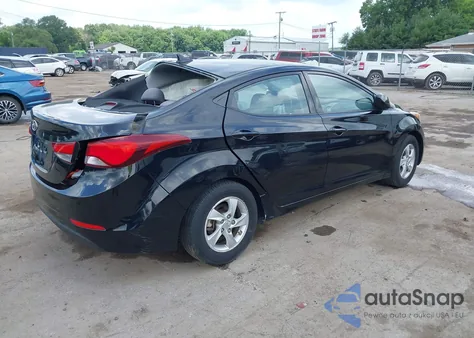 2014 Hyundai Elantra Se/Sport/Limited from USA, damaged, VIN 5NPDH4AE4EH531952